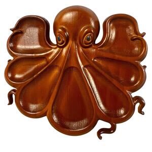 Octopus Charcuterie Board Platter Serving Tray Nautical Beach House Coastal NEW